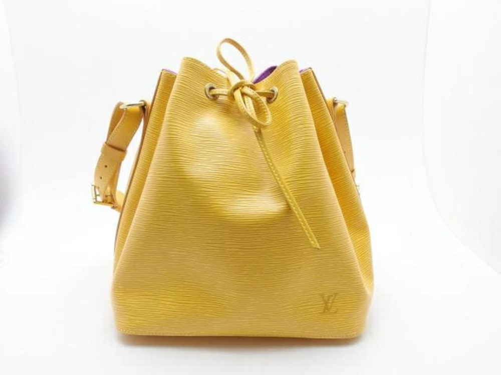 LOUIS VUITTON Neo Noe Shoulder Bag Epi Leather Tassili Yellow